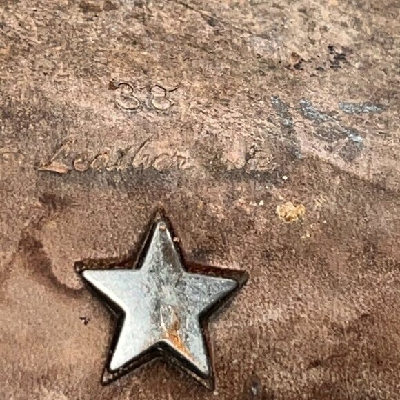 ASH LULA Pewter Metallic Funky Heel Side Zip Western B - Picture 9 of 12